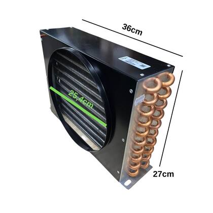Imagem de Condensador Para Base De 3/4hp Com Coifa P/ 1 Micro Alumínio