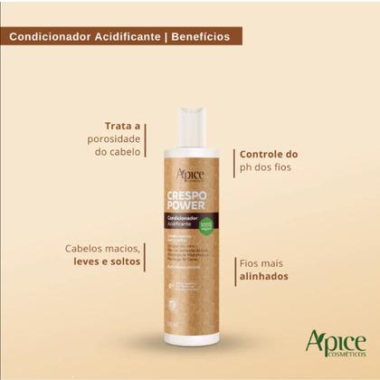 Imagem de Condicionador Acidificante Apice Crespo Power 300ml