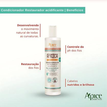 Imagem de Condicionador África Baobá Restaurado 300Ml Apice Cosméticos