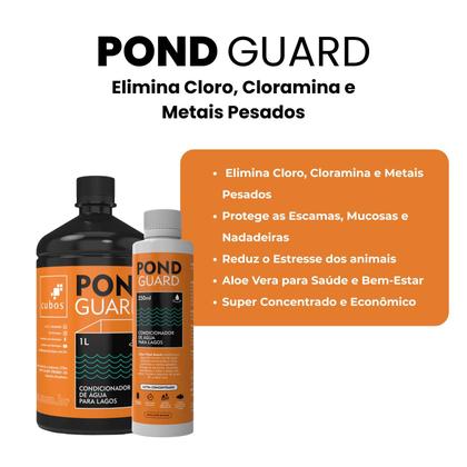 Imagem de Condicionador Anticloro Cubos POND GUARD - 1 Litro / 1500ml