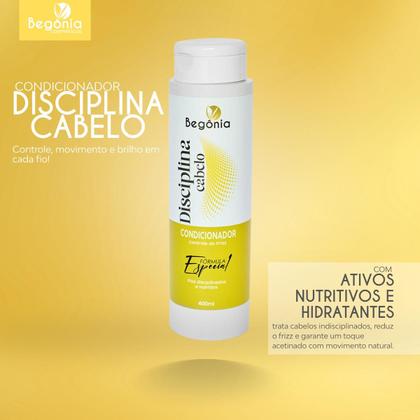 Imagem de Condicionador Begonia Disciplina Cabelo 400ml