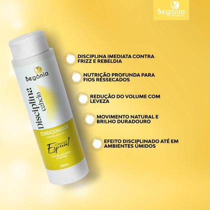 Imagem de Condicionador Begonia Disciplina Cabelo 400ml