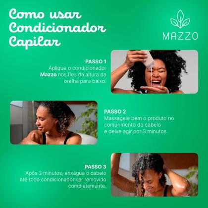 Imagem de Condicionador Capilar de Crescimento e Força Fresh Mazzo 300g