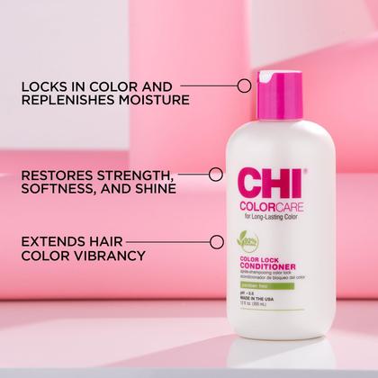 Imagem de Condicionador CHI ColorCare Color Lock 355 ml de sulfato sem parabenos