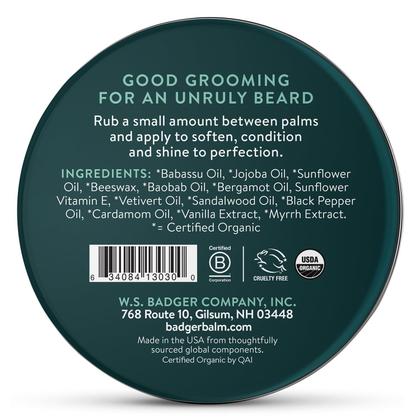 Imagem de Condicionador de barba Badger Organic Leave-In 60 ml, pacote com 2