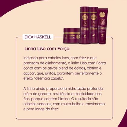 Imagem de Condicionador Disciplinante Haskell Liso com Força 300ml