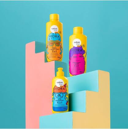 Imagem de Condicionador e Máscara Kids Hidra Multy 300ml  Salon Line