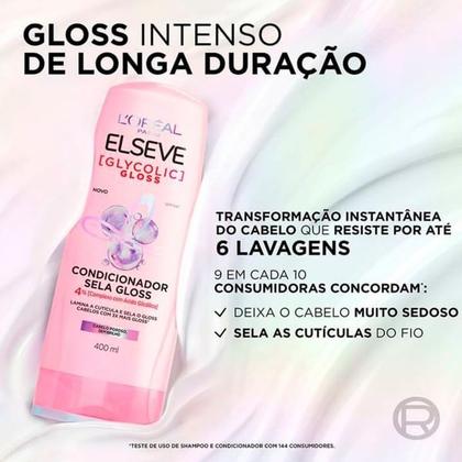 Imagem de Condicionador Elseve Glycolic Gloss 400ml