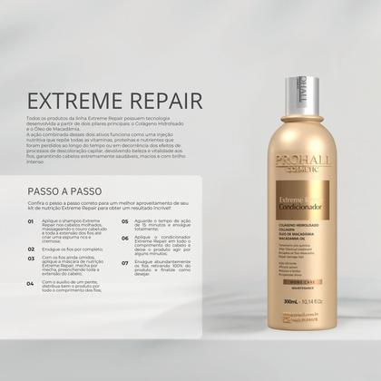 Imagem de Condicionador Extreme Repair 300ml Ultra Nutrição Pós Química  Prohall Professional