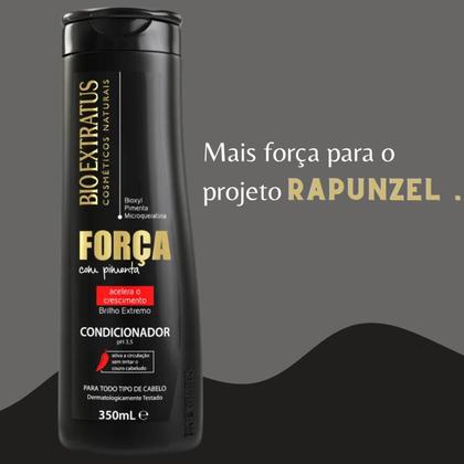 Imagem de Condicionador Força Com Pímenta 350ml  Bio Extratus