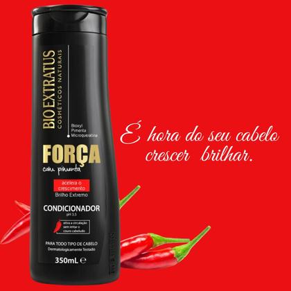 Imagem de Condicionador Força Com Pímenta 350ml  Bio Extratus