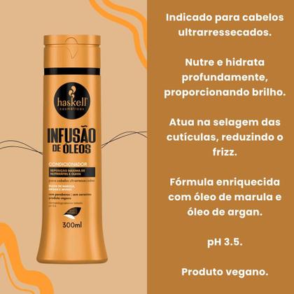 Imagem de Condicionador Haskell Infusão De Óleos 300ml