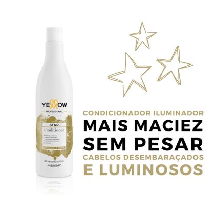 Imagem de Condicionador Hidratante Iluminador Yellow Star 500ML Brilho