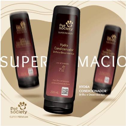 Imagem de Condicionador Hydra Brilho e Desembaraço Pet Society 290 ml