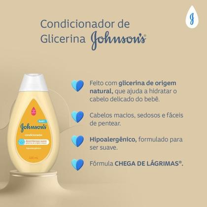 Imagem de Condicionador Johnson's Baby Regular 400ml