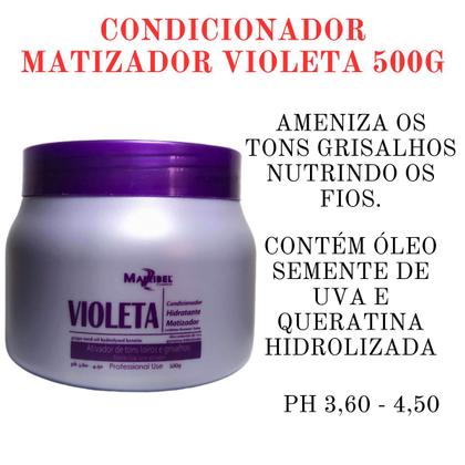 Imagem de Condicionador Matizador Ativador Tons Violeta 500g Mairibel