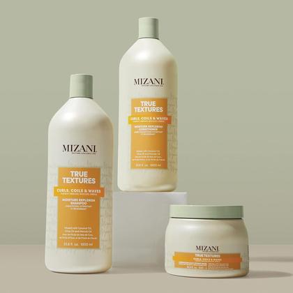 Imagem de Condicionador Mizani Moisture Replenish 1L para todos os tipos de cabelo