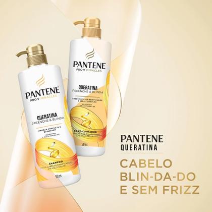 Imagem de Condicionador Pantene Queratina Preenche e Blinda 510ml