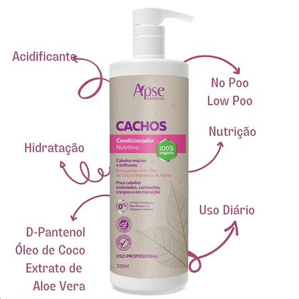 Imagem de Condicionador Profissional Cachos Nutritivo 1000ml - Apse