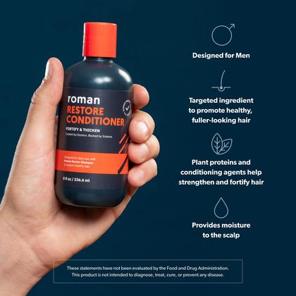 Imagem de Condicionador Roman Men's Restore Fortify Moisturize 240 ml