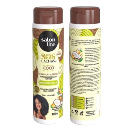 Imagem de Condicionador Salon Line Sos Cachos Coco Hidratação Nutritiva 300ml