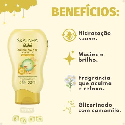 Imagem de Condicionador Skalinha Bebê Camomila 200ml
