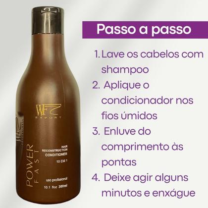 Imagem de Condicionador SOS Capilar para cabelos com Pré e Pós Químicas Progressivas Reconstrução WF 300ml