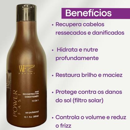 Imagem de Condicionador SOS Capilar para cabelos com Pré e Pós Químicas Progressivas Reconstrução WF 300ml
