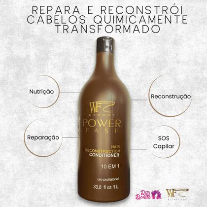 Imagem de Condicionador SOS Capilar Pré e PósQuímicas Progressivas Reconstrução Nutrição Power Fast WF 1 L