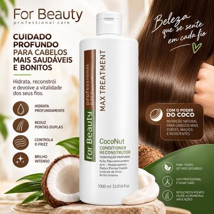 Imagem de Condicionador Tratamento Coconut For Beauty 1Litro