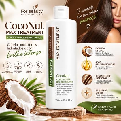 Imagem de Condicionador Tratamento Coconut For Beauty 1Litro