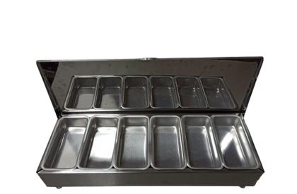 Imagem de Condimentadora Inox Refrigerada 6 Cuba Aluminio