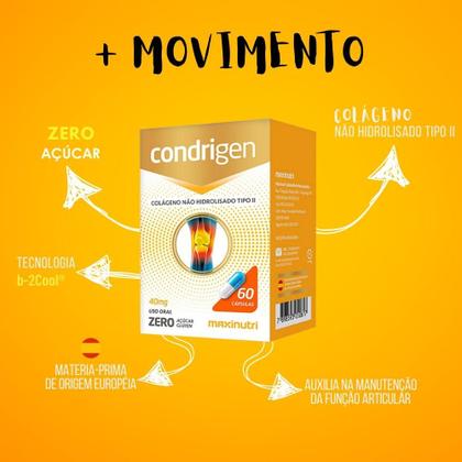 Imagem de Condrigen Colágeno Tipo 2 com 60 Cápsulas Maxinutri