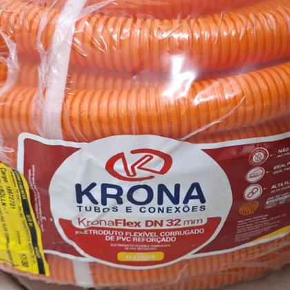 Imagem de Conduite Corrugado 32mm 25mts Eletroduto Flexível PVC