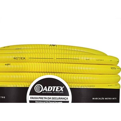 Imagem de Conduite Corrugado Amarelo.Adtex Antichama D 3/4 R50