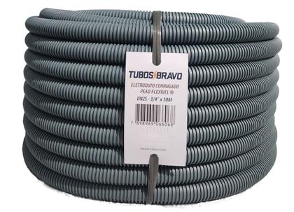 Imagem de Conduíte Corrugado Cinza 3/4 X 50m - Pead