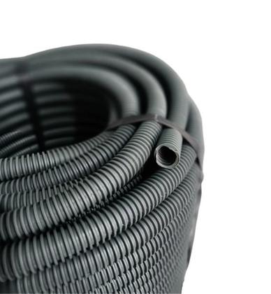 Imagem de Conduíte Eletr. Corrugado Flexível Pead Cinza Dn 16 1/2x50m