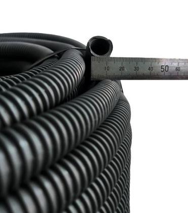 Imagem de Conduíte Eletr. Corrugado Flexível Pead Cinza Dn 16 1/2x50m