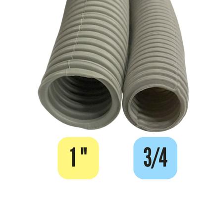 Imagem de Conduíte Eletroduto Corrugado Flexível Cinza 3/4 e 1"