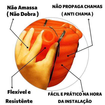 Imagem de Conduite Laranja Reforçado 20mm 1/2 Adtex 50 Metros