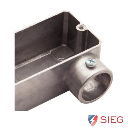 Imagem de Condulete Alumínio LL 3/4 Sieg S/placa S/rosca