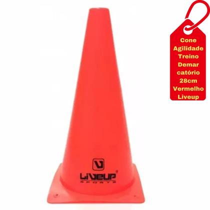 Imagem de Cone de Agilidade Demarcação Treinamento Funcional 28cm Liveup
