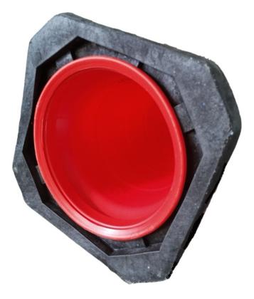 Imagem de Cone Obra (Kit c/2 Pçs) c/Faixa Refletiva + Base de Borracha maciça de 3,200 Kg