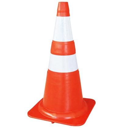 Imagem de Cone Sinalização Flexível NBR 15071 75cm Plastcor
