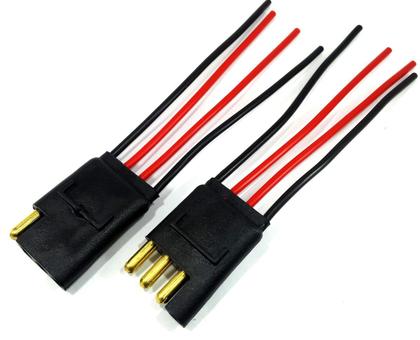 Imagem de Conector 2 e 4 Vias com Fio 1,5 MM Chicote Plug Para Caixa