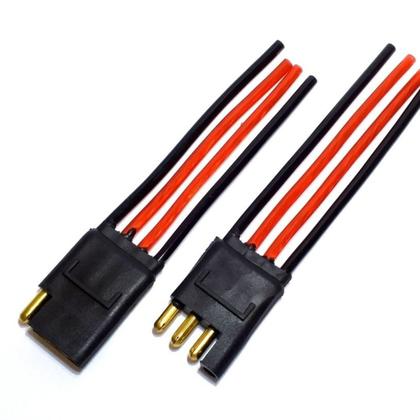 Imagem de Conector 4 Vias Technoise Fio 4,0mm - Pacote Com 5 Peças