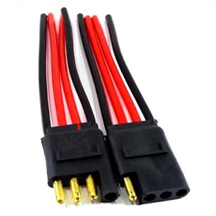 Imagem de Conector 4 Vias Technoise Fio 4,0mm - Pacote Com 5 Peças