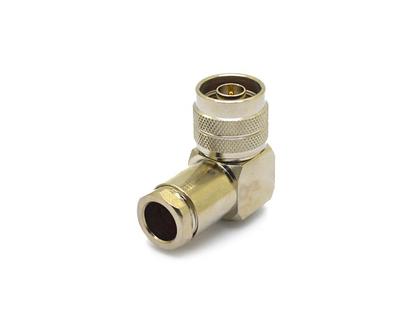 Imagem de Conector 50 Ohms N Macho Angular Prensa Cabo RG-213 - CM-28 - Gav 111 - KLC