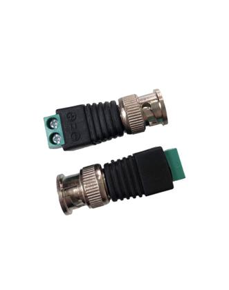 Imagem de Conector Bnc Com Borne Para Cftv - 10 unidades