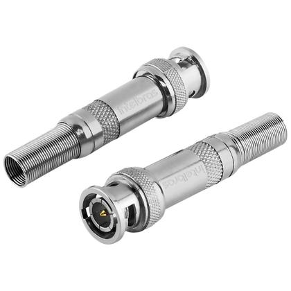 Imagem de Conector BNC Mola Macho (Pcte 10pçs) CONEX 1000 Intelbras